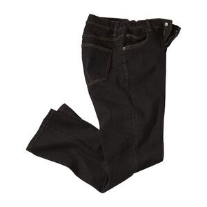 Atlas For Men Mens Stretch Straight Leg Jeans / Black